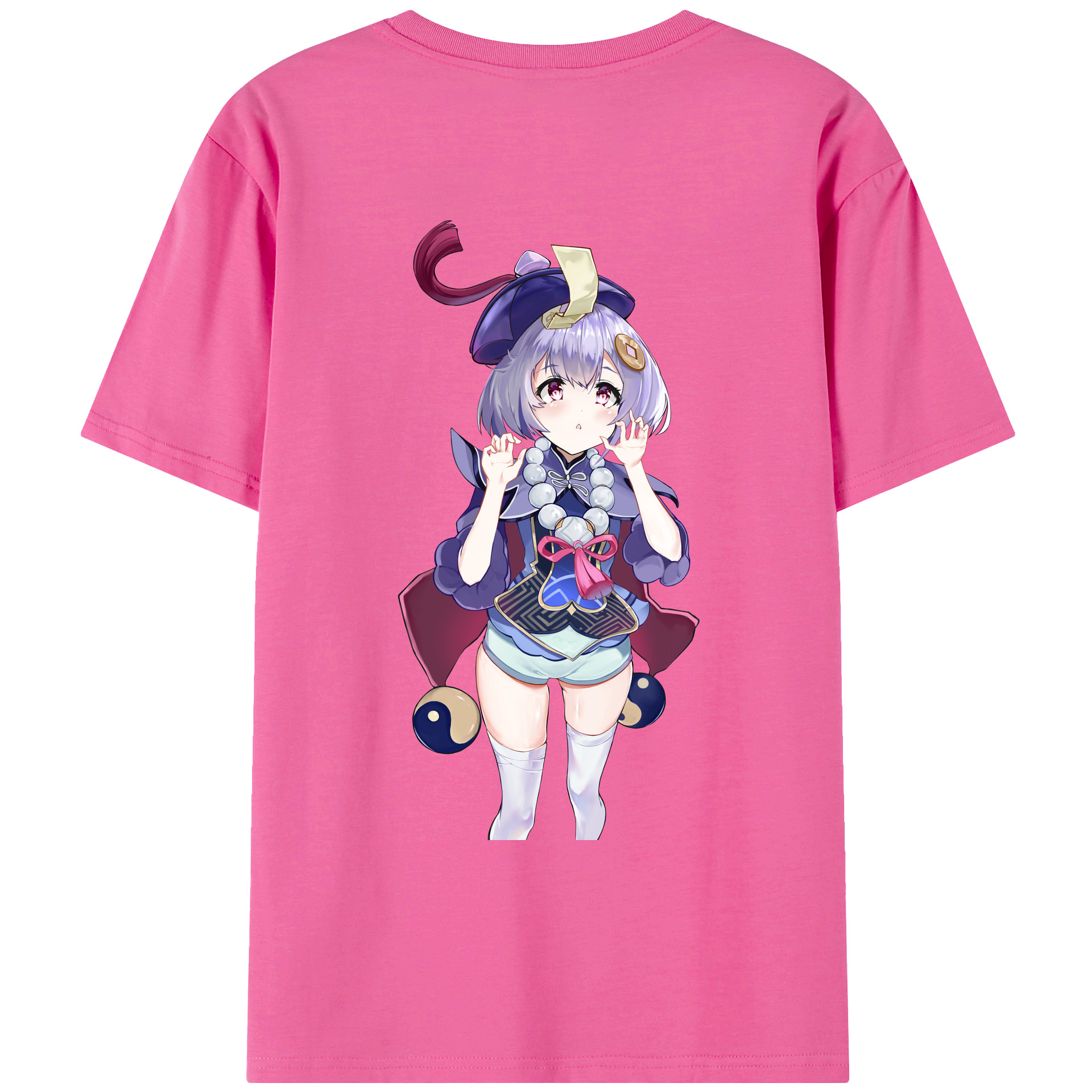 げんし神 七七 なな  genshin Nana レディース半袖Tシャツ(バックプリント)